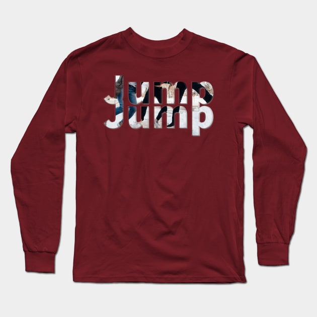 Jump Jump Long Sleeve T-Shirt by afternoontees